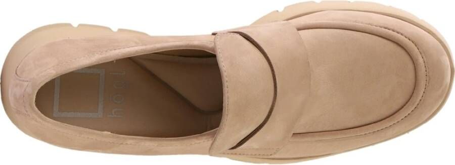 Högl Beige Loafers voor Vrouwen Beige Dames