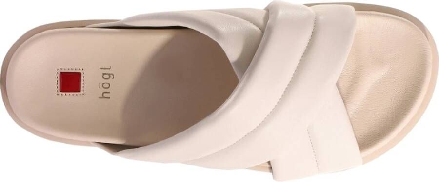 Högl Beige Pantoffels voor Vrouwen Beige Dames