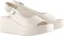 Högl Beige Platte Sandalen Loulou Creme Beige Dames - Thumbnail 2