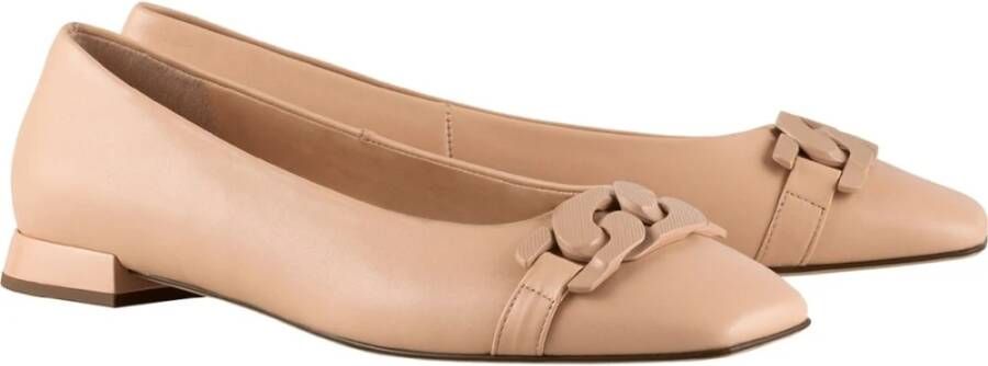 Högl Beige Veterschoenen voor Vrouwen Beige Dames