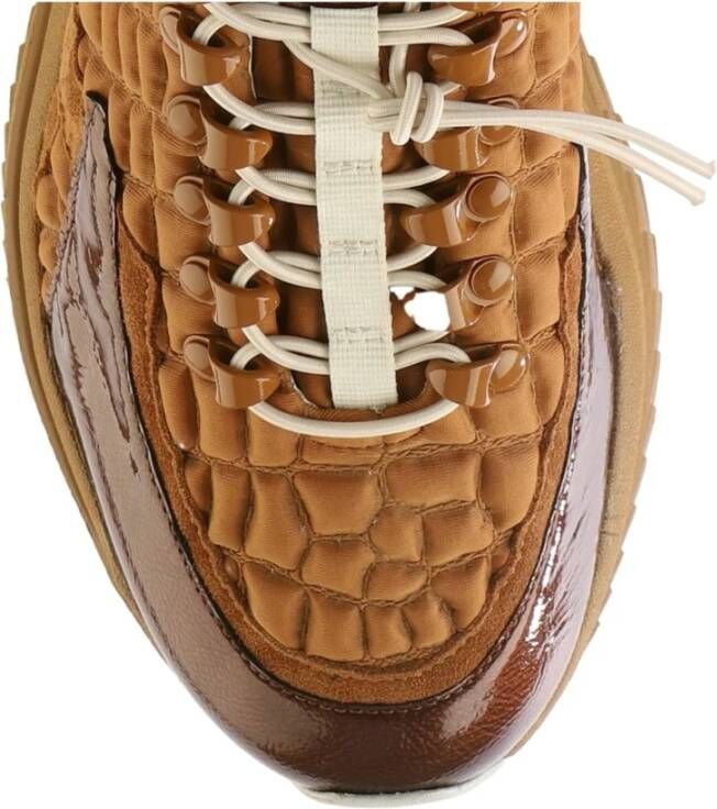 Högl Bruine Vrijetijds Sneakers voor Vrouwen Brown Dames