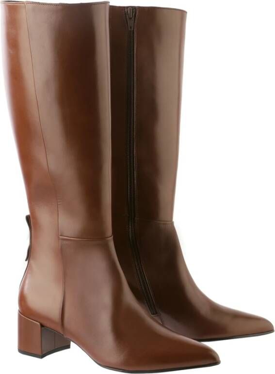 Högl Elegante High-Knee Laarzen Journey Brown Dames