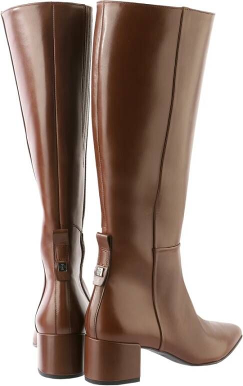 Högl Elegante High-Knee Laarzen Journey Brown Dames