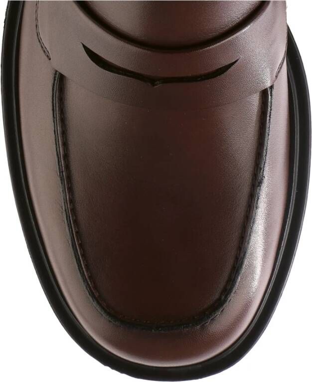 Högl Klassieke Loafer Stijl Schoen Brown Dames