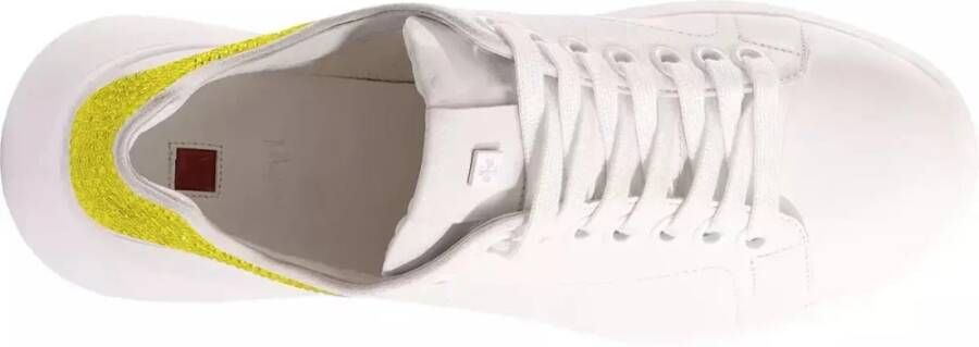 Högl Metallic Lime Platform Sneaker White Dames