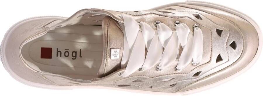 Högl Metallic Sneakers voor Vrouwen Brown Dames