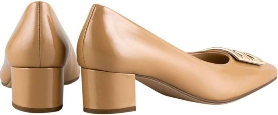 Högl Elegante Leren Pump voor Dames Beige Dames