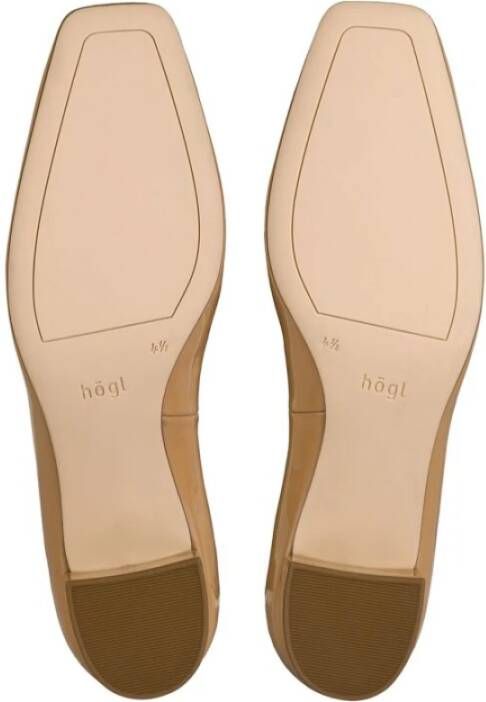 Högl Elegante Leren Pump voor Dames Beige Dames