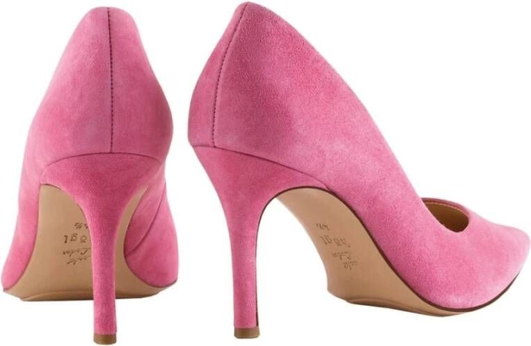 Högl Stijlvolle Roze Suede Pumps Roze Dames