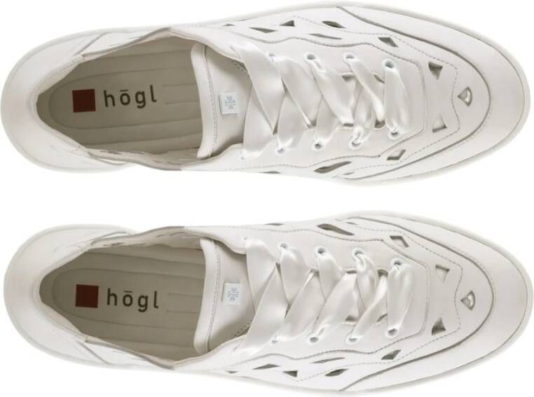 Högl Witte Vrijetijdssneakers voor Vrouwen White Dames