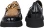 Högl Zwart Beige Dames Loafer Stijlvol Ontwerp Black Dames - Thumbnail 3