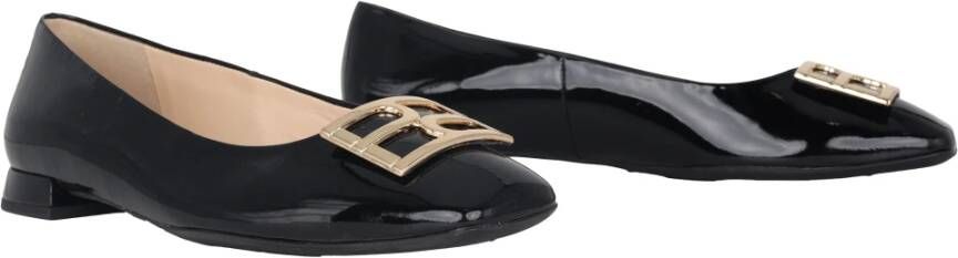 Högl Zwarte Patent Ballerina's voor Vrouwen Black Dames