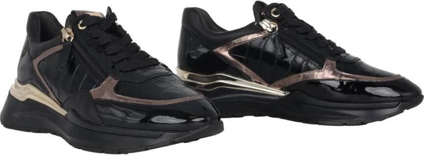 Högl Zwarte Patent Dames Sneaker Black Dames