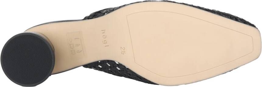 Högl Zwarte sandalen met hak voor vrouwen Black Dames