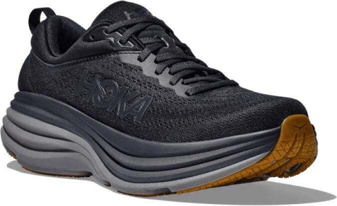 Hoka One Bondi 8 Hardloopschoenen Black Heren