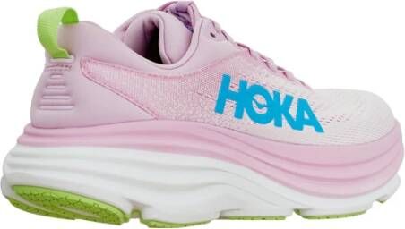 Hoka One Bondi 8 Hardloopschoenen Pink Dames