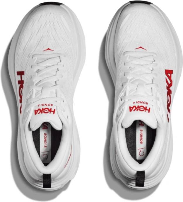 Hoka One Bondi 8 Hardloopschoenen White Heren