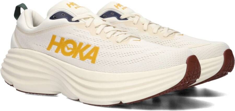 Hoka One Bondi 8 Lage Sneakers White Heren