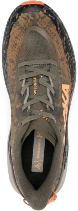 Hoka One Bruine Sneakers met Multi-Panel Design Brown Heren