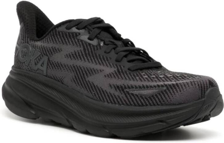 Hoka One Clifton 9 Hardloopschoenen Black Dames