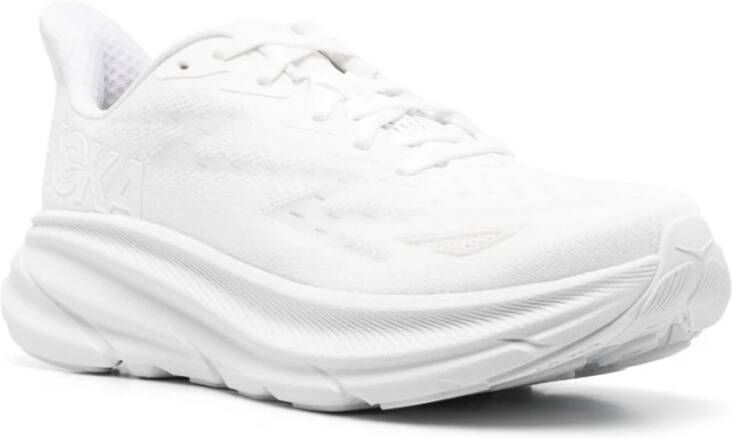 Hoka One Clifton 9 Hardloopschoenen White Heren