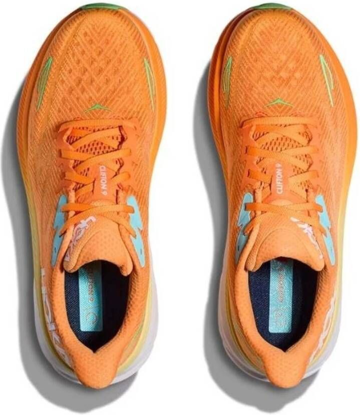 Hoka One Clifton 9 Sneakers Orange Heren