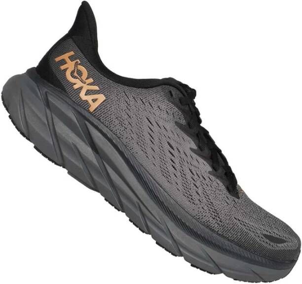 Hoka One Contrasterende lage sneakers Gray Dames