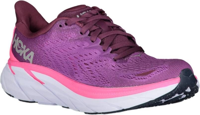 Hoka One Contrasterende lage sneakers Purple Dames