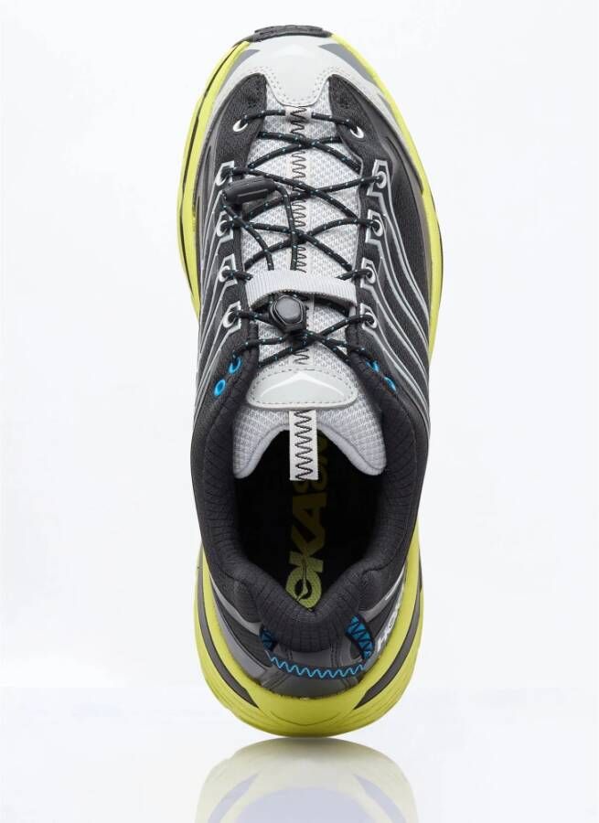 Hoka One Gedempte Sneakers met Quicklace Sluiting Black Heren