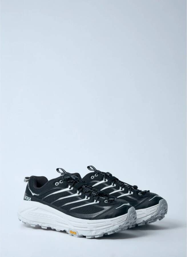 Hoka One Gedempte Sneakers met Quicklace Sluiting Black Heren