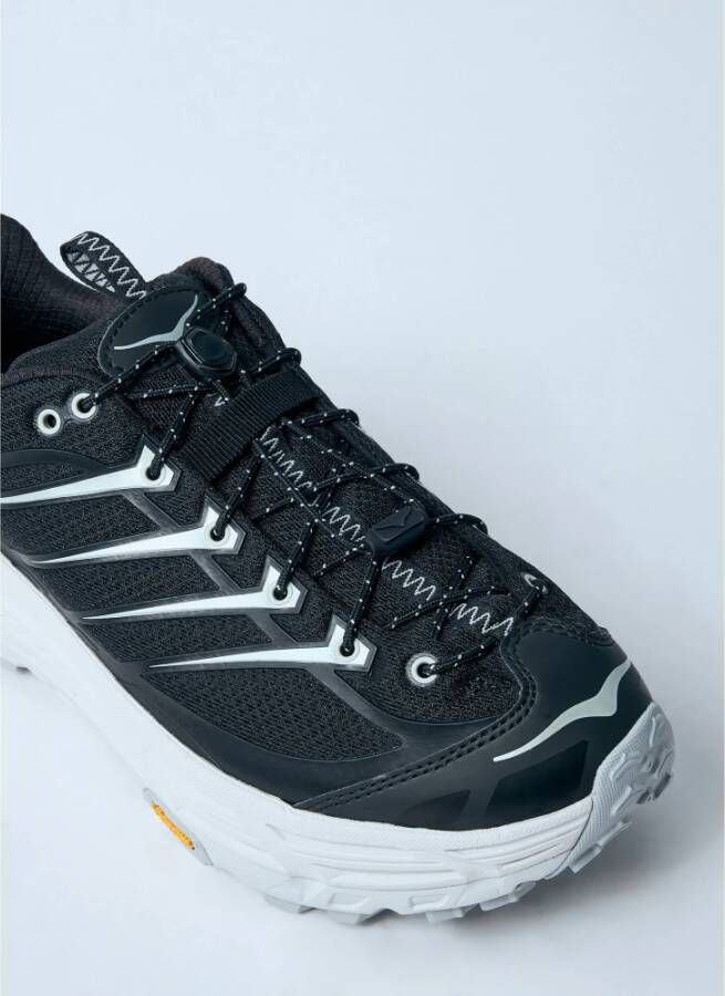 Hoka One Gedempte Sneakers met Quicklace Sluiting Black Heren