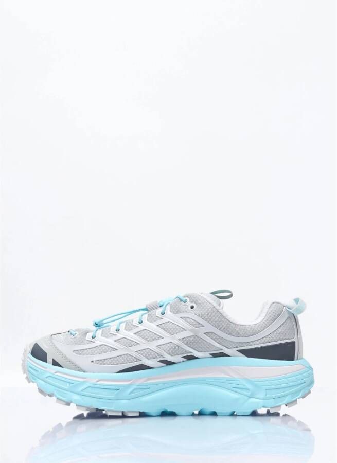 Hoka One Gedempte Sneakers met Quicklace Sluiting Blue Heren