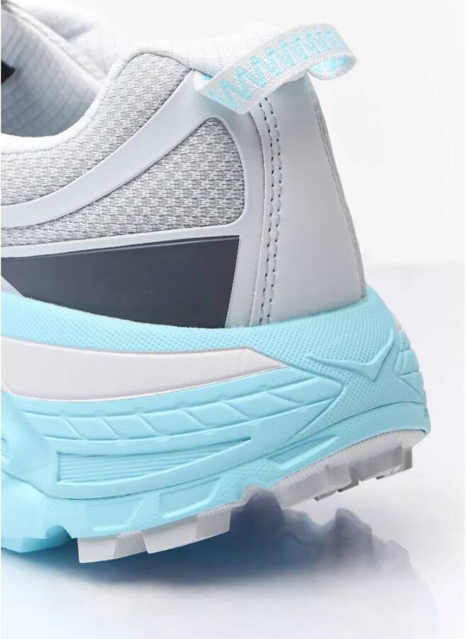 Hoka One Gedempte Sneakers met Quicklace Sluiting Blue Heren