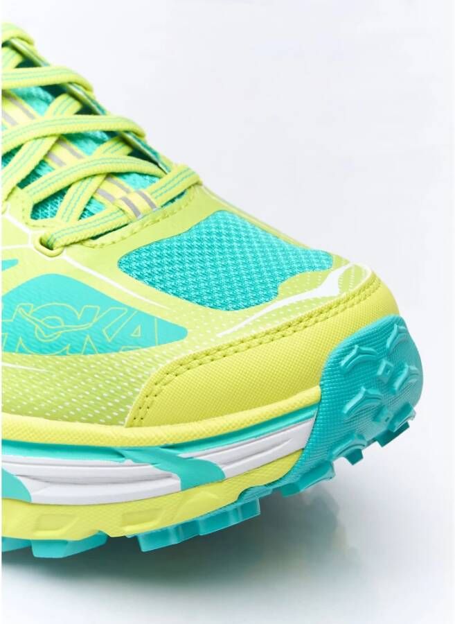 Hoka One Gedempte Sneakers met Quicklace Sluiting Green Heren