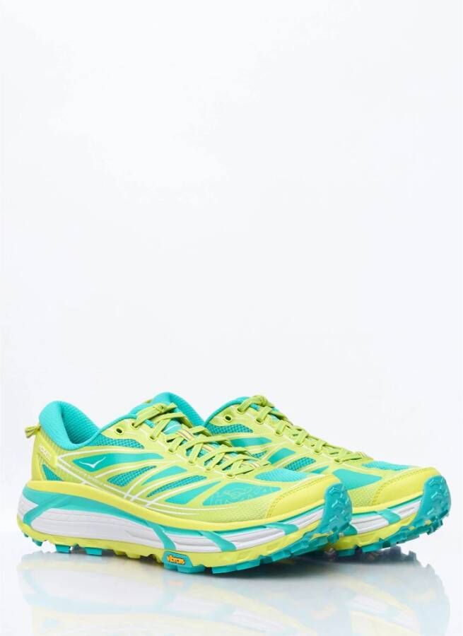 Hoka One Gedempte Sneakers met Quicklace Sluiting Green Heren