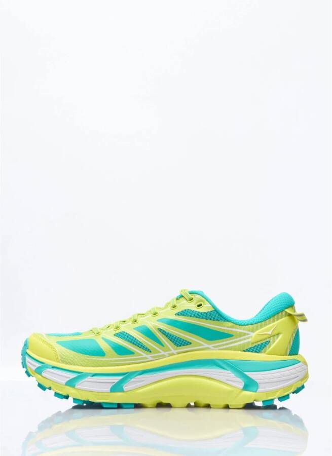 Hoka One Gedempte Sneakers met Quicklace Sluiting Green Heren