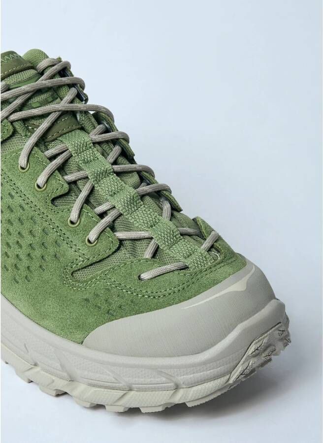 Hoka One Gore-Tex Sneakers met Vibram-zool Green Heren