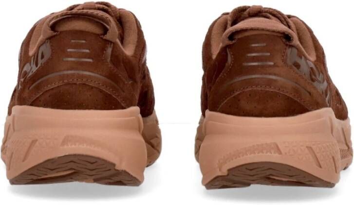 Hoka One Heren Clifton L Suede Outdoor Schoen Brown Heren