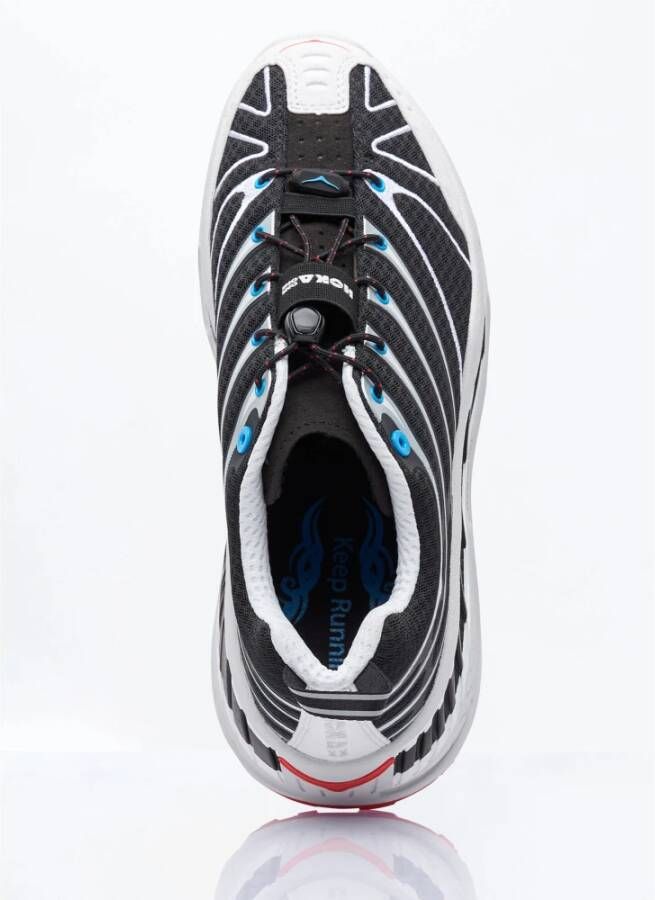 Hoka One Mesh Sneakers met TPU-versteviging Black Heren