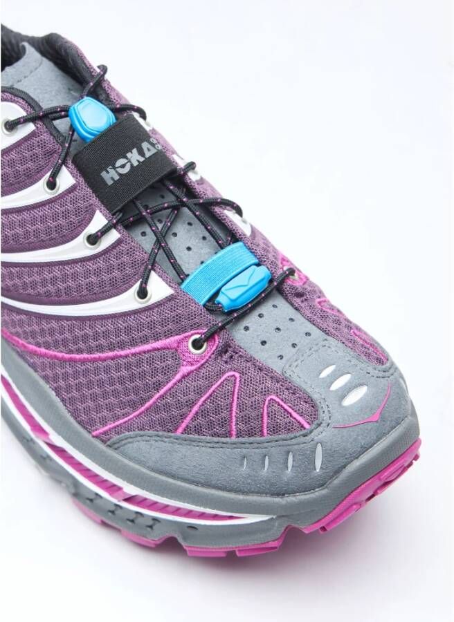 Hoka One Mesh Sneakers met TPU-versteviging Purple Heren