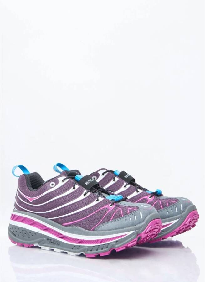 Hoka One Mesh Sneakers met TPU-versteviging Purple Heren