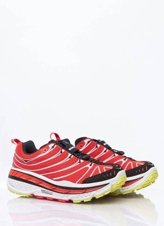 Hoka One Mesh Sneakers met TPU-versteviging Red Heren