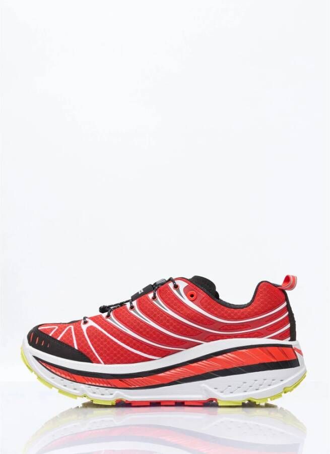 Hoka One Mesh Sneakers met TPU-versteviging Red Heren