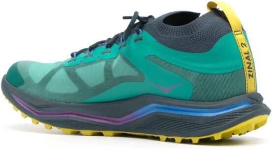 Hoka One Multikleur Sneakers met Groen Paneelontwerp Multicolor Heren