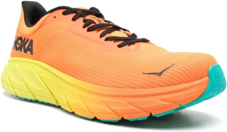 Hoka One Multikleur Sneakers voor Actieve Levensstijl Orange Heren