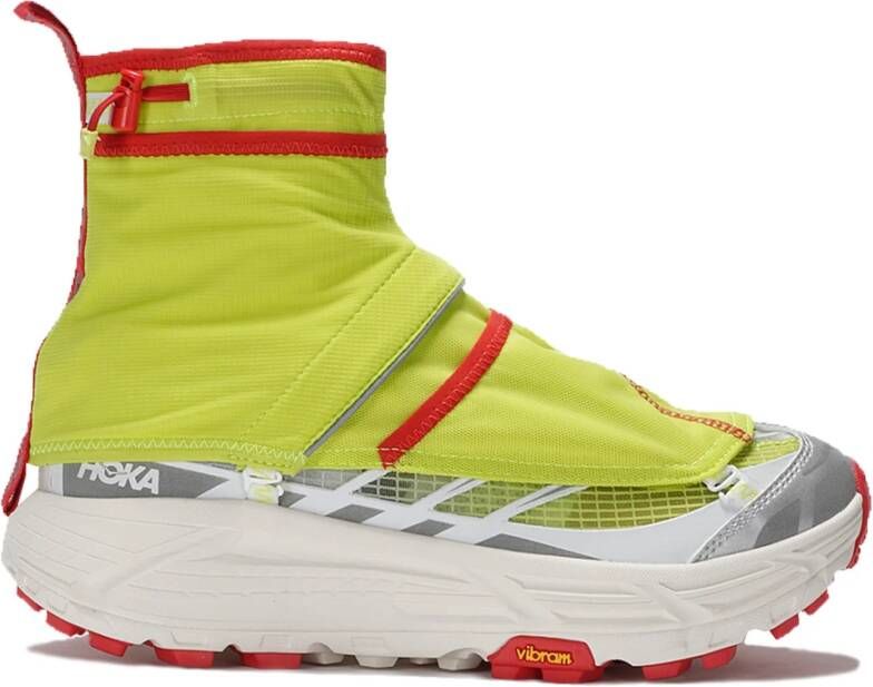 Hoka One Neon Gele Sneakers met Afneembare Gaiter Multicolor Heren