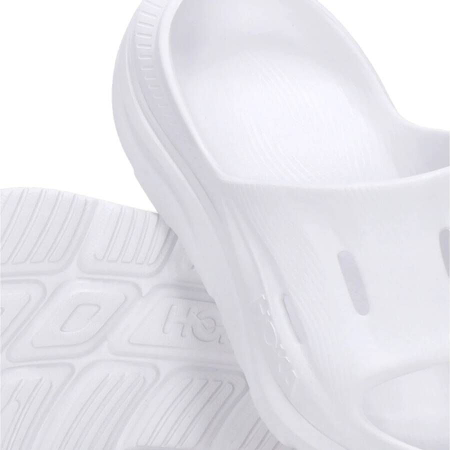 Hoka One Recovery Slide 3 Slippers Wit White Heren