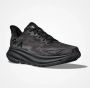 HOKA 's Clifton 9 Hardloopschoenen Regular zwart grijs - Thumbnail 8