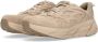 Hoka One Suede Buitenschoen Lichtgewicht Vetersluiting Beige Heren - Thumbnail 3