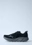 Hoka One Suede Sneakers met Logo Applique Black Heren - Thumbnail 4